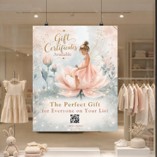 Grillige Fee Cadeaubon QR Code Promo Poster