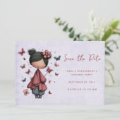 Grillige Fee Pop Doll Retro Zoet Save The Date (Staand voorkant)