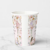 grillige feeën verjaardag bloem tuin weide papieren bekers (Links)