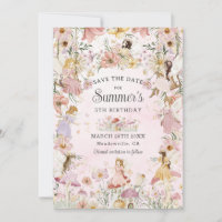 grillige feeën verjaardag bloem tuin weide