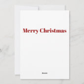 grillige feestelijke dikke kat feestdagenkaart (Achterkant)