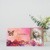 GRILLIGE FLOEREN helder rood, roze paars (Staand voorkant)