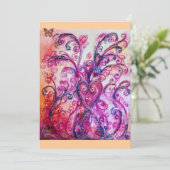 GRILLIGE FLOUREREN helderrood, roze paars Kaart (Staand voorkant)