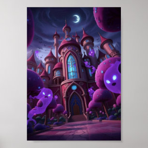 Grillige Geesten in de Spookhuis Poster
