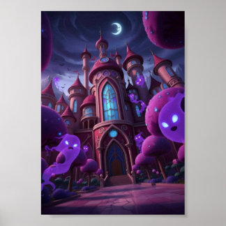 Grillige Geesten in de Spookhuis Poster
