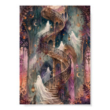 Grillige Geesten Spiraalvormige Trap Gotisch Kaste