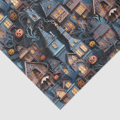 Grillige Geheime Huis Halloween Tissuepapier (Detail)