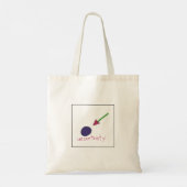 Grillige geïllustreerde onzekerheid tote bag (Achterkant)