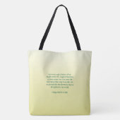 Grillige Gele Moederdag Boodschappentas Tote Bag (Achterkant)