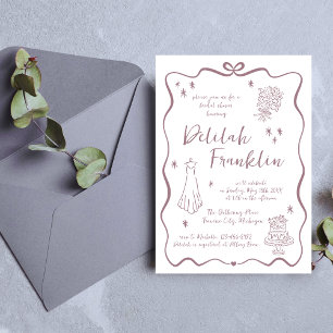 grillige geloften   handgetekende doedel   Vrijgez Kaart