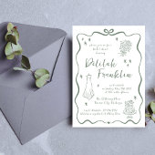 grillige geloften | handgetekende doedel | Vrijgez Kaart