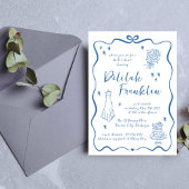 grillige geloften | handgetekende doedel | Vrijgez Kaart