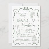 grillige geloften | handgetekende doedel | Vrijgez Kaart (Voorkant)