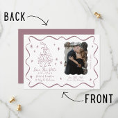 grillige geloften | handgetekende doedels | Bruilo Save The Date