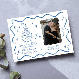 grillige geloften | handgetekende doedels | Bruilo Save The Date