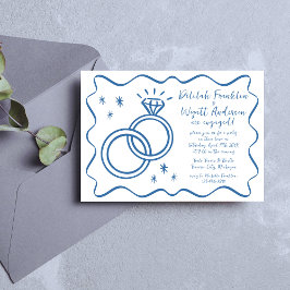 grillige geloften | met de hand getekend | Verlovi Kaart