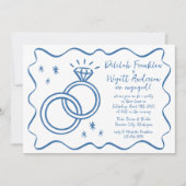 grillige geloften | met de hand getekend | Verlovi Kaart (Voorkant)