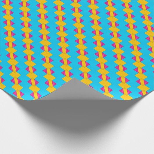 grillige geometrie cadeaupapier (Hoek)