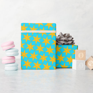 grillige geometrie cadeaupapier