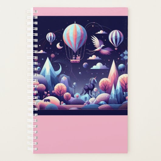 grillige geometrische fantasieplanner planner (Voorkant)