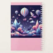 grillige geometrische fantasieplanner planner (Achterkant)