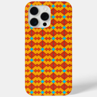 Grillige geometrische patroon iPhone 15 pro max hoesje