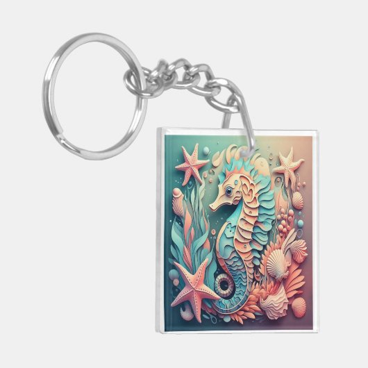 "GRILLIGE GETIJDEN" SLEUTELHANGER (Voorkant Links)