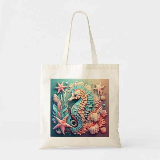 "GRILLIGE GETIJDEN" TOTE BAG (Voorkant)