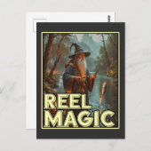 grillige Gevist tovenaar Briefkaart (Voorkant / Achterkant)