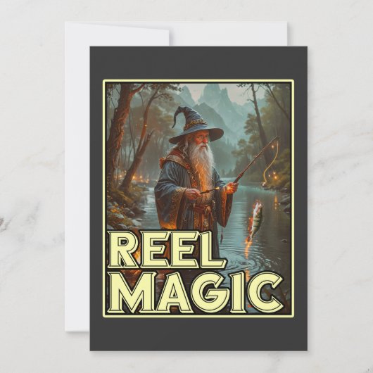 grillige Gevist tovenaar Kaart (Voorkant)