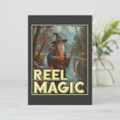 grillige Gevist tovenaar Kaart (Staand voorkant)