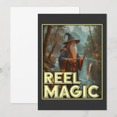 grillige Gevist tovenaar Kaart (Voorkant / Achterkant)