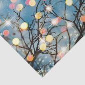 Grillige Glowende Kerstboom Tissuepapier (Detail)