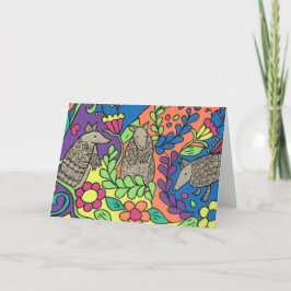 grillige gordelroos Wenskaart Kaart