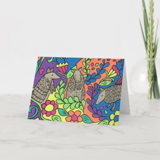 grillige gordelroos Wenskaart Kaart (Voorkant)