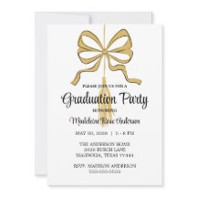 Grillige Gouden Zwarte Doodle Afstudeerslagkoord