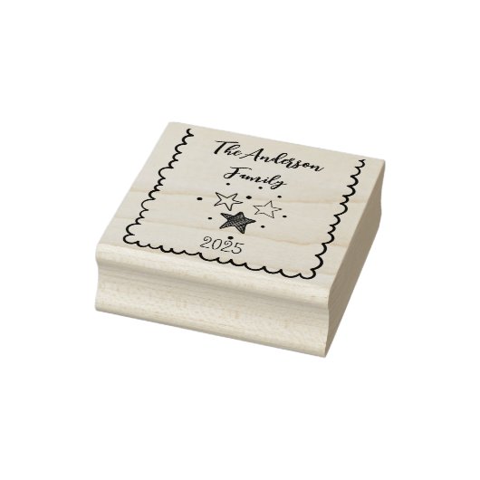 Grillige Grappige Krabbel Vakantie Rubberstempel (Stempel)
