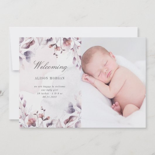 grillige griffier - herfst kaart (Voorkant)