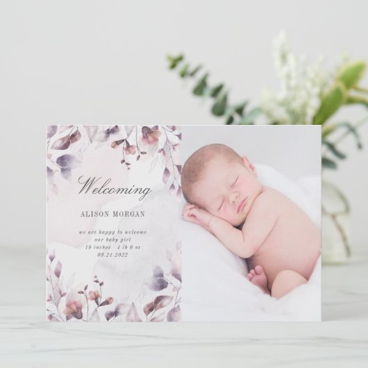 grillige griffier - herfst kaart (Staand voorkant)