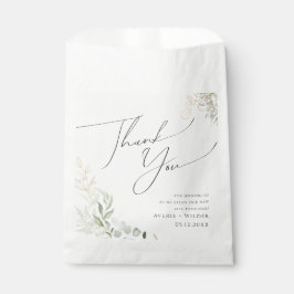 Grillige groen en goud | Dank je wel Bedankzakje