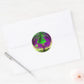 Grillige groene heks Stickers (Envelop)