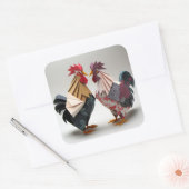 grillige haan stickers (Envelop)