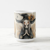  grillige Halloween-heks met vleugels Koffiemok (Center)