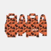 Grillige Halloween-patroon Bedankdoosjes (Uitgevouwen)