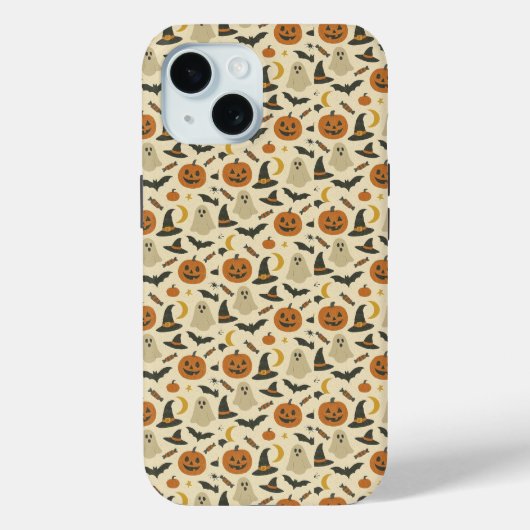 Grillige Halloween-patroon Case-Mate iPhone Case (Achterkant)