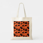 Grillige Halloween-patroon Tote Bag (Achterkant)