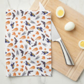 Grillige Halloween Theedoek (Quarter Fold)