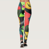 grillige halloweenheks leggings (Achterkant)