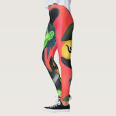 grillige halloweenheks leggings (Links)