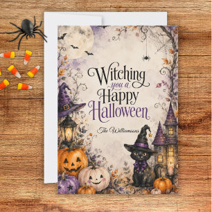 Grillige Halloweenkaart Kaart